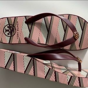 Tory Burch Wedge Flip Flops